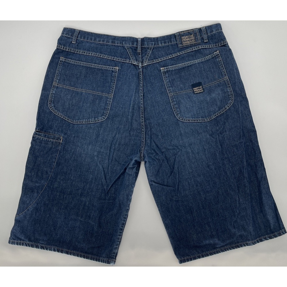 VTG Y2K Marithe‎ Francois Girbaud Shorts Mens 44 Blue Denim HipHop Skater Jorts